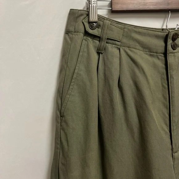 Madewell The Tall Harlow Wide-Leg Pant In Faded Ivy Size T10 NWT - Picture 1 of 15